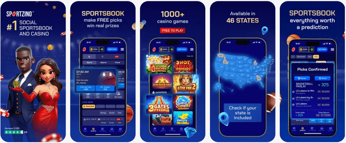 Sportzino best paying casino app for sweeps players